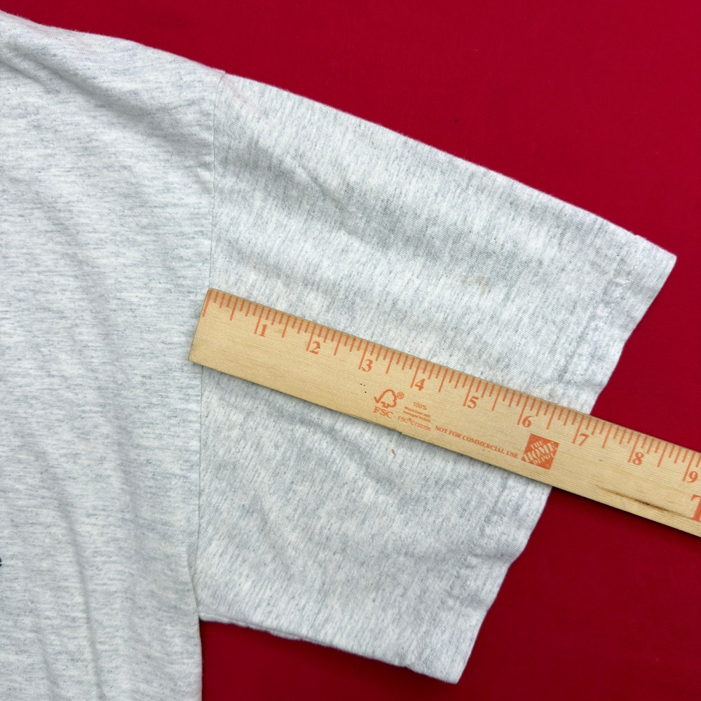 VTG 90's Disney World Waking Up Grumpy Graphic T-Shirt Mens‎ Gray Heather Large - Picture 5 of 5